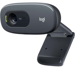 Logitech C270 HD Webcam, 720p, Widescreen 