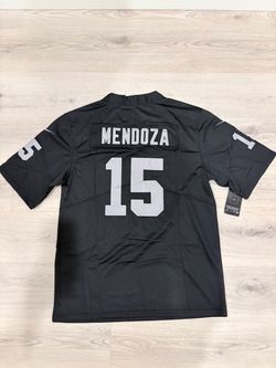 LAS VEGAS RAIDERS MENDOZA JERSEY.