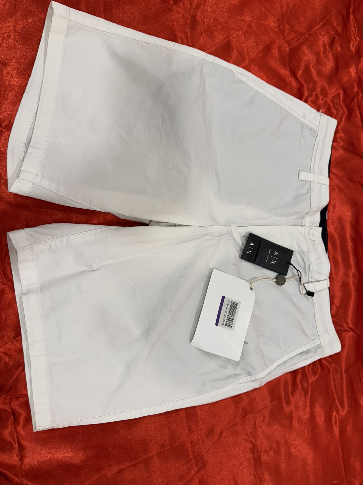 Armani Exchange Men Shorts White  32x30 NWT 