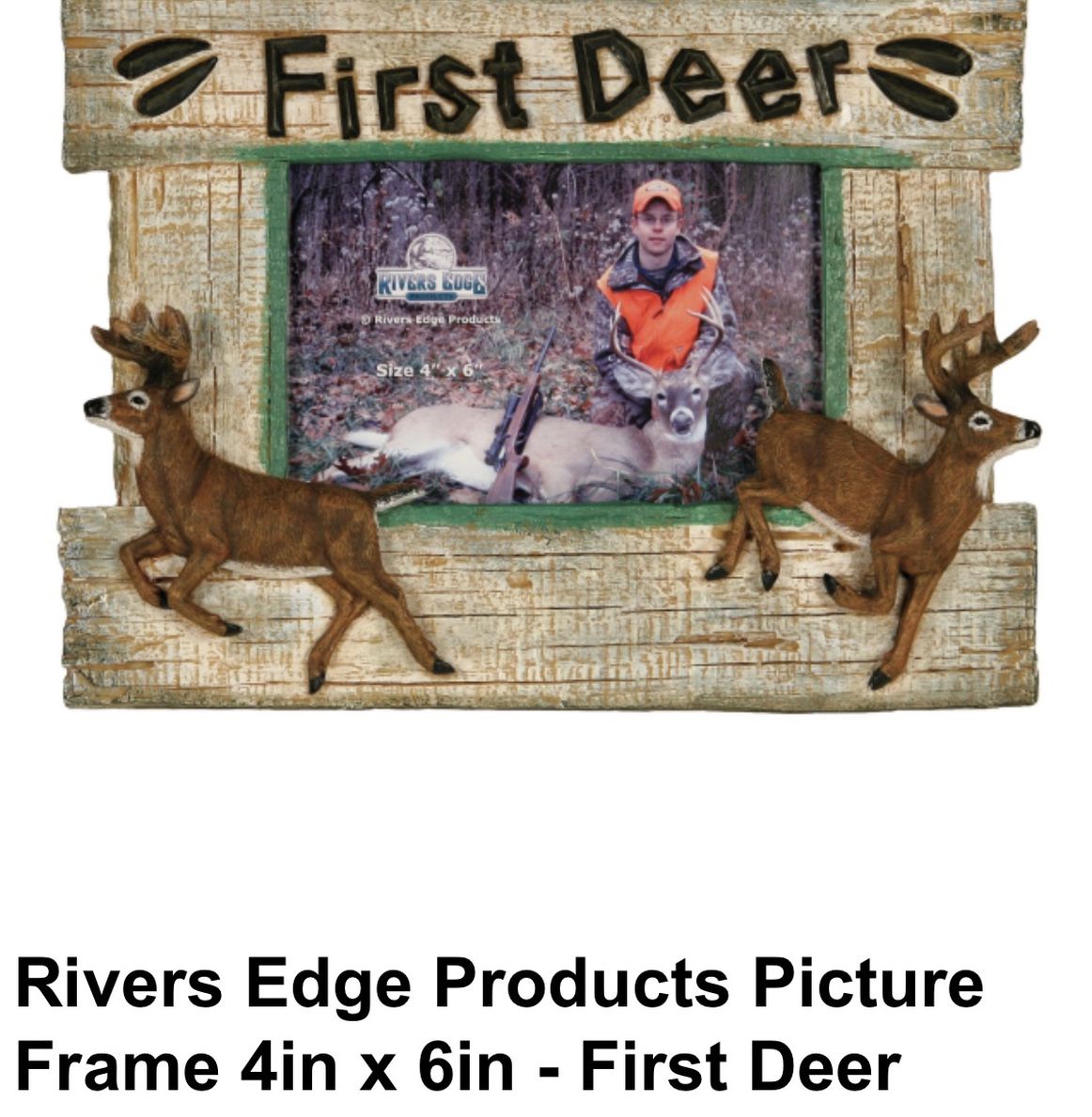 Rivers Edge First Deer Picture Frame