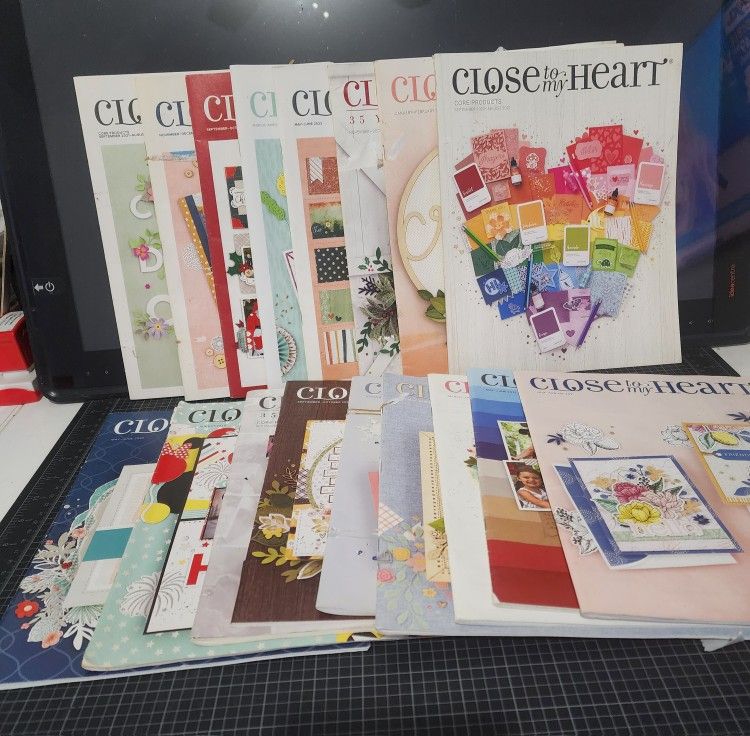 Close To My Heart (17) Catalogs Bundle Set EUC 