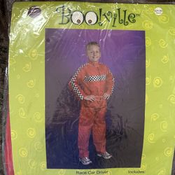 Race Car Driver Halloween Costume Kids Large New