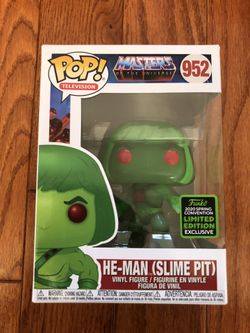 Funko Pop Vinyl - Masters Of The Universe - He-Man (Slime Pit) (ECCC) 🩲❇️🟢🗡