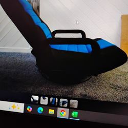 Comfy Floor Gaming Chair Red Or Blue See Notes 