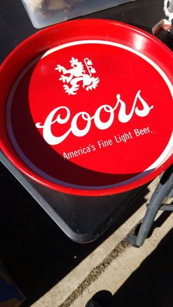 Coors round tray.
