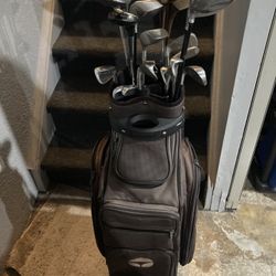 Golf Bag And Clubs 
