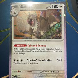 RARE Swirl Evolution Set: Slakoth-Vigoroth-Slaking (Cosmo Holo Errors) Just One Set Available 