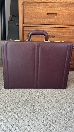 Burgundy Briefcase