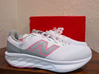 NEW BALANCE 6 Youth 7.5 Womens 520 LACE GREY/PINK RUNNING SHOES