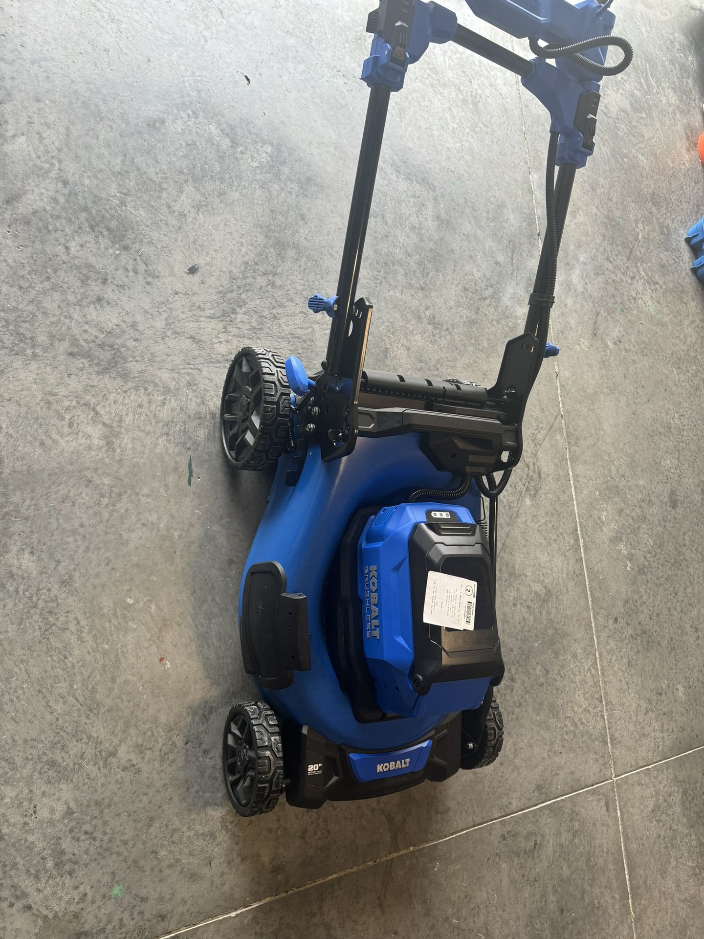 Kobalt 40 Volt  20 In Lawn Mower Only Used Once