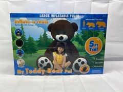 5ft Brown Inflatable Teddy BEAR 