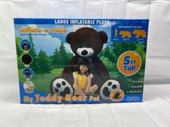 5ft Brown Inflatable Teddy BEAR