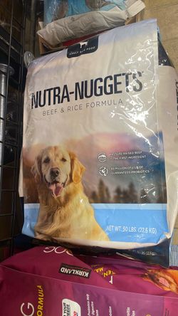 Nutra-Nuggets Beef & Rice Adult Dog Food 50 lbs