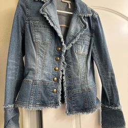 Denim jacket Size Small. Used