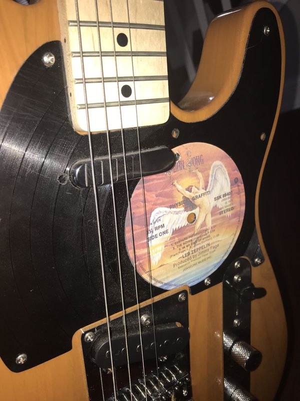 Fender Telecaster Custom Led Zeppelin Pickguard Vinyl Record LP for ...