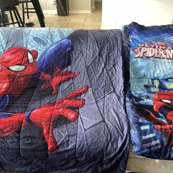 Spider-Man Full Reversible Blanket And Sleeping Bag 
