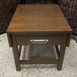 1 Wood Nightstand with Drawer Or Side End Table 26”D