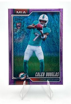 2026 Topps Caleb Douglas RC #365 Pink Sandglitter Foil SP Rookie Dolphins