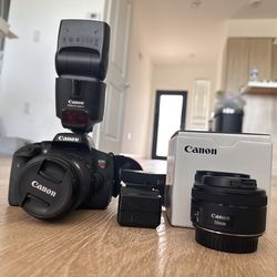 Canon T6i Kit Excellent Condition