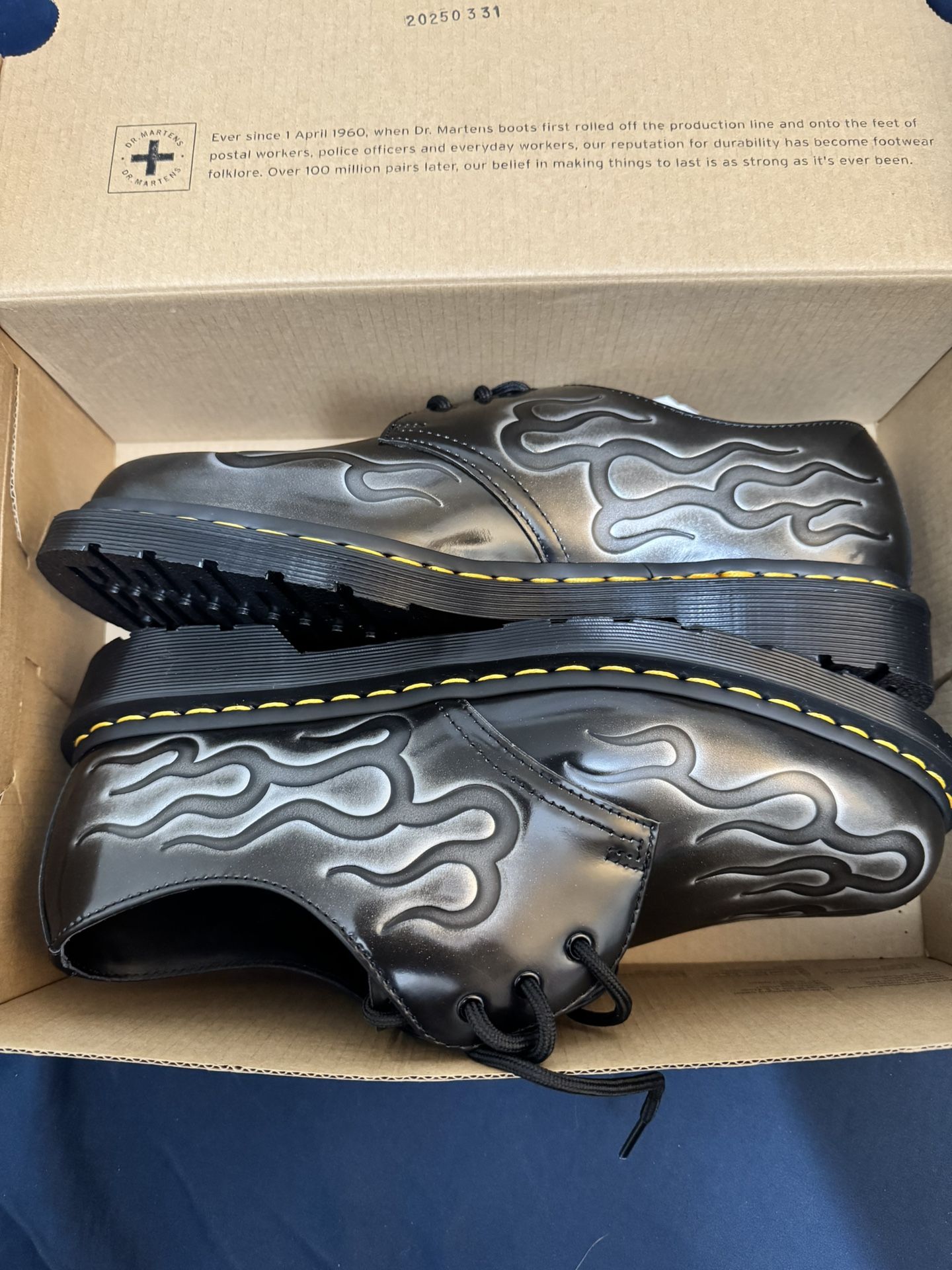 Doc Martens Loafers Dr. Martens 1461 Inferno Oxford - Metallic Dr