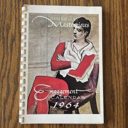 Museum Masterpieces Engagement Calendar Picasso Cover 1964 Ninth Edition Joly NY