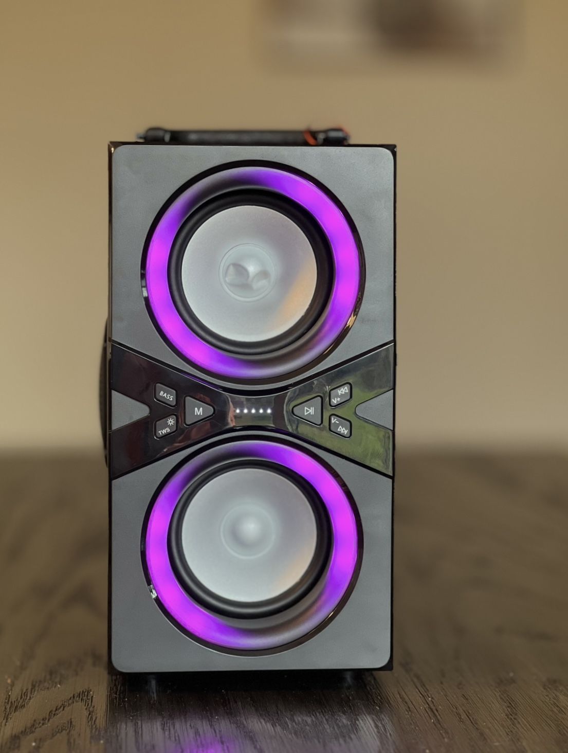 Wireless Bluetooth Speaker – TWS, 100dB Loud, 80W Peak, with Lights – For Outdoor Party