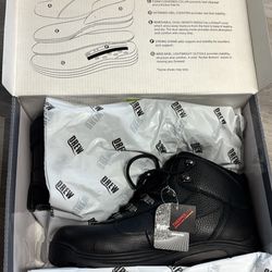  New Drew Rockford Orthopedic Boots 11W Wide Black