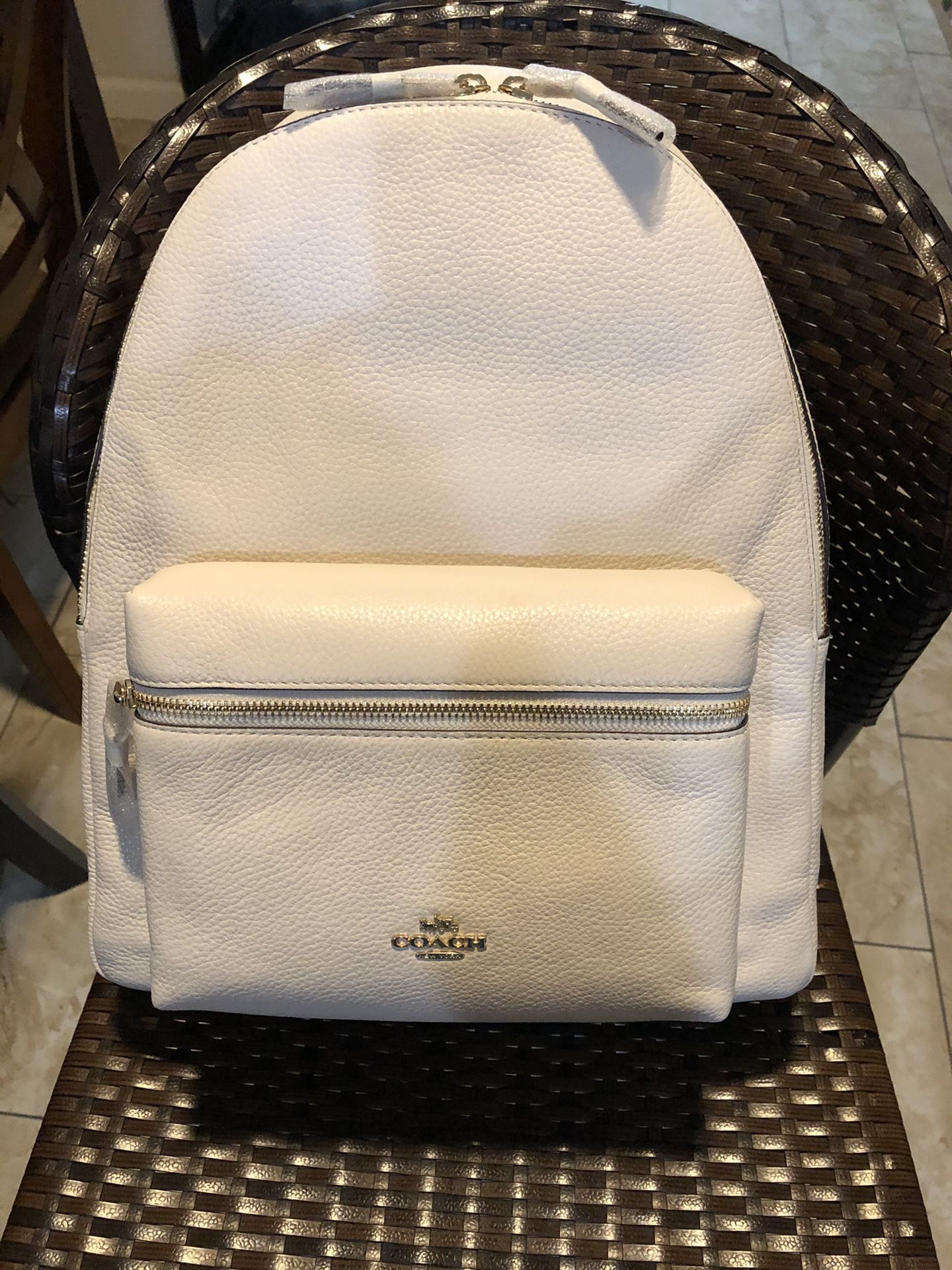 Coach Pbl Leather Backpack