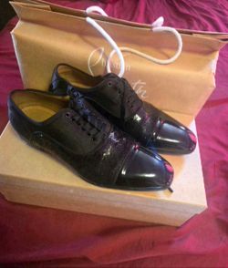 Mens Christian Louboutin Dress Shoes Size 8