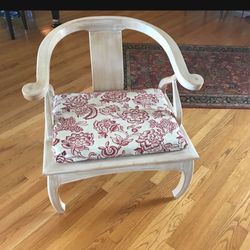 Italian Asian Inspired Accent Chair