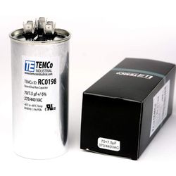 Dual Run Capacitor 70uf + 7.5uf 370/440 - Brand New - Central AC