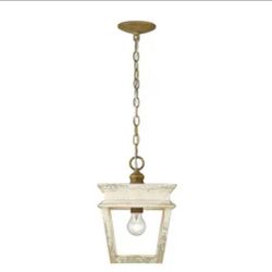 Golden Lighting Haiden 1-Light Burnished Chestnut Mini Pendant