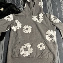 Grey Denim Tears Hoodie