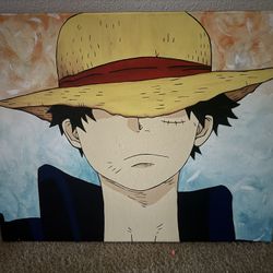 Hand Painting Luffy 