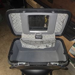 Vintage Samsonite Dark Grey Travel Case NO KEY  $20