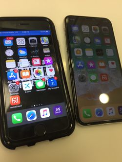 iPhone X and iPhone 7