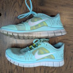 Nike Free Run 3 TR 5.0 Womens Running Shoes Training Turquoise 510643-301 Size 6