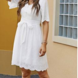 White dress - petallush brand size large