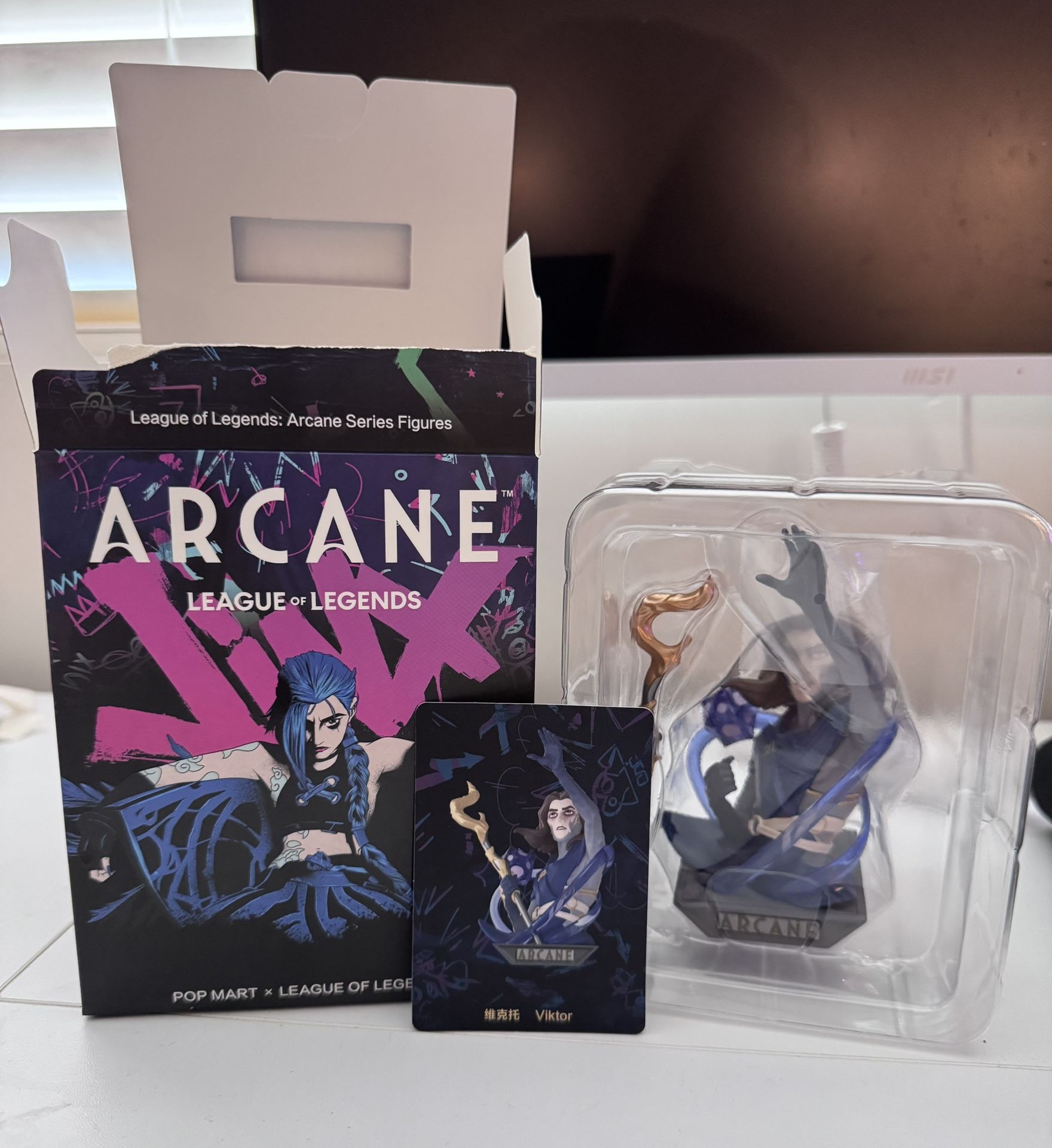 Popmart x Arcane League of Legends Victor Figurine Collectible