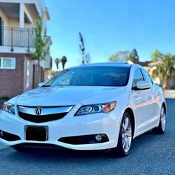 White Sedan Acura