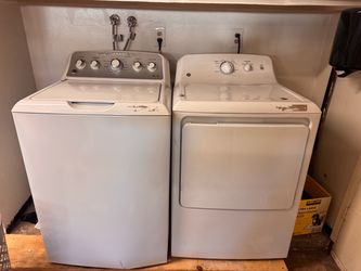 GE Top Load Washer and Dryer Set