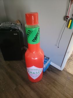 4ft.  Inflatable Tabasco bottle