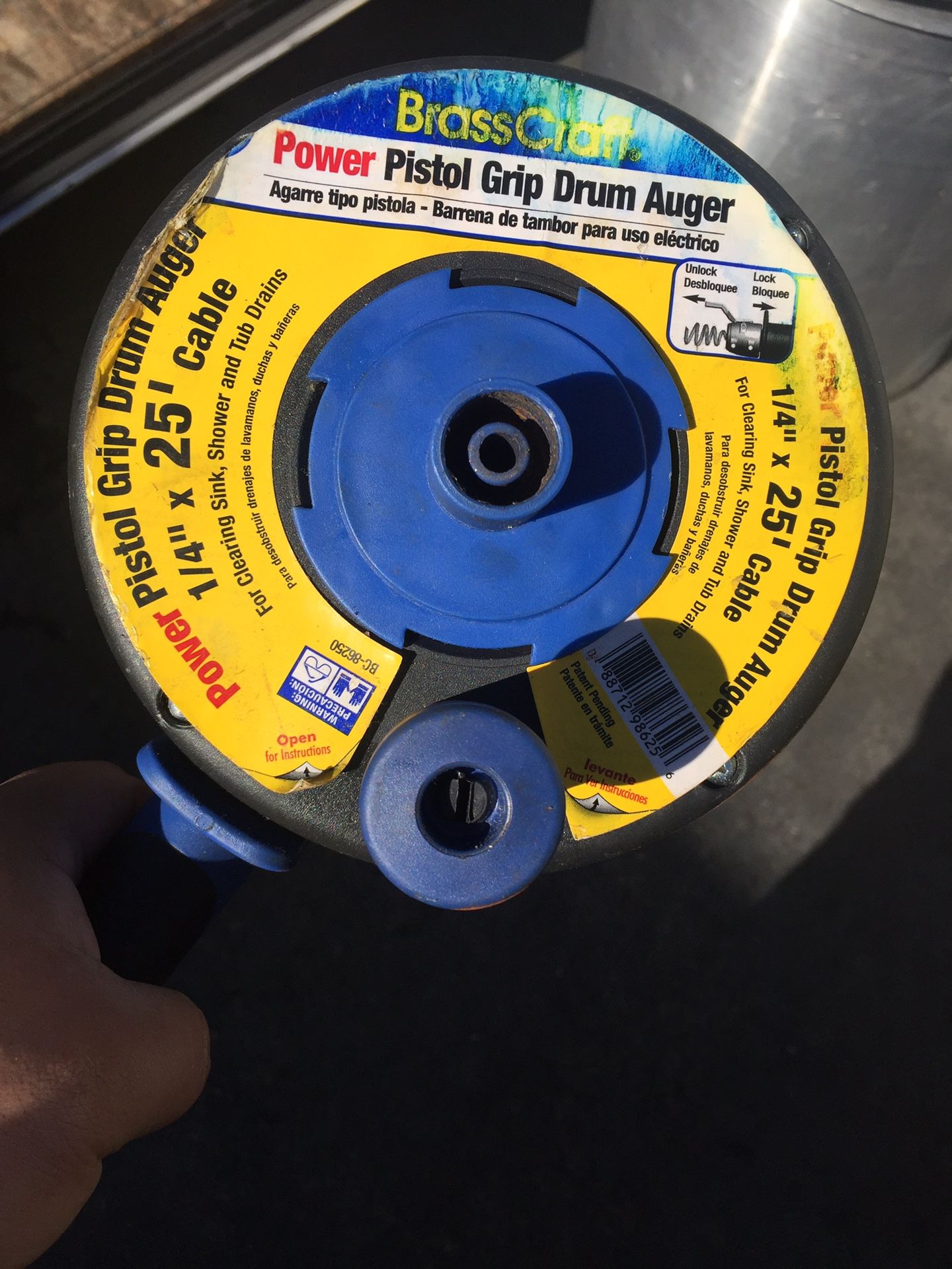 Brasscraft Power Pistol Grip Drum Auger / Snake