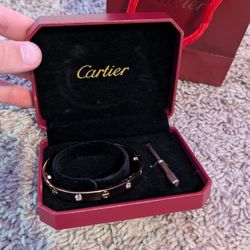 Rose gold Love bracelet 