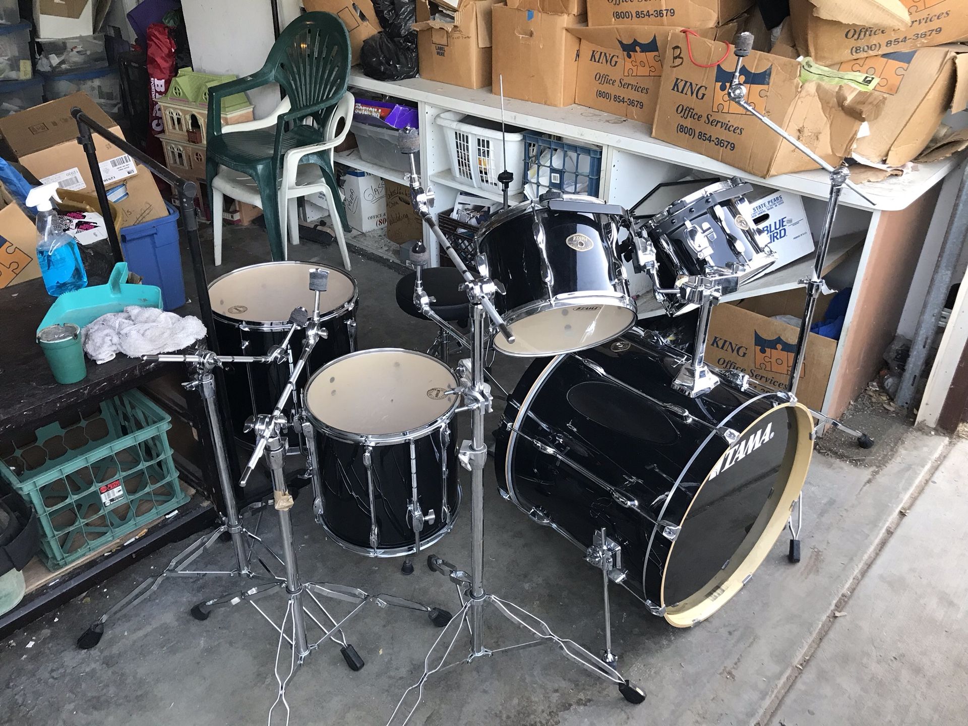 Tama rockstar 8 piece drum deals set