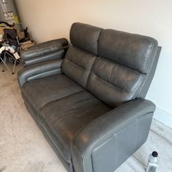 Leather Love Seat Couch
