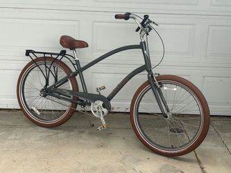 Like New - Electra Townie Glossy Gray Ballon 3 Speed Comfort Cruiser