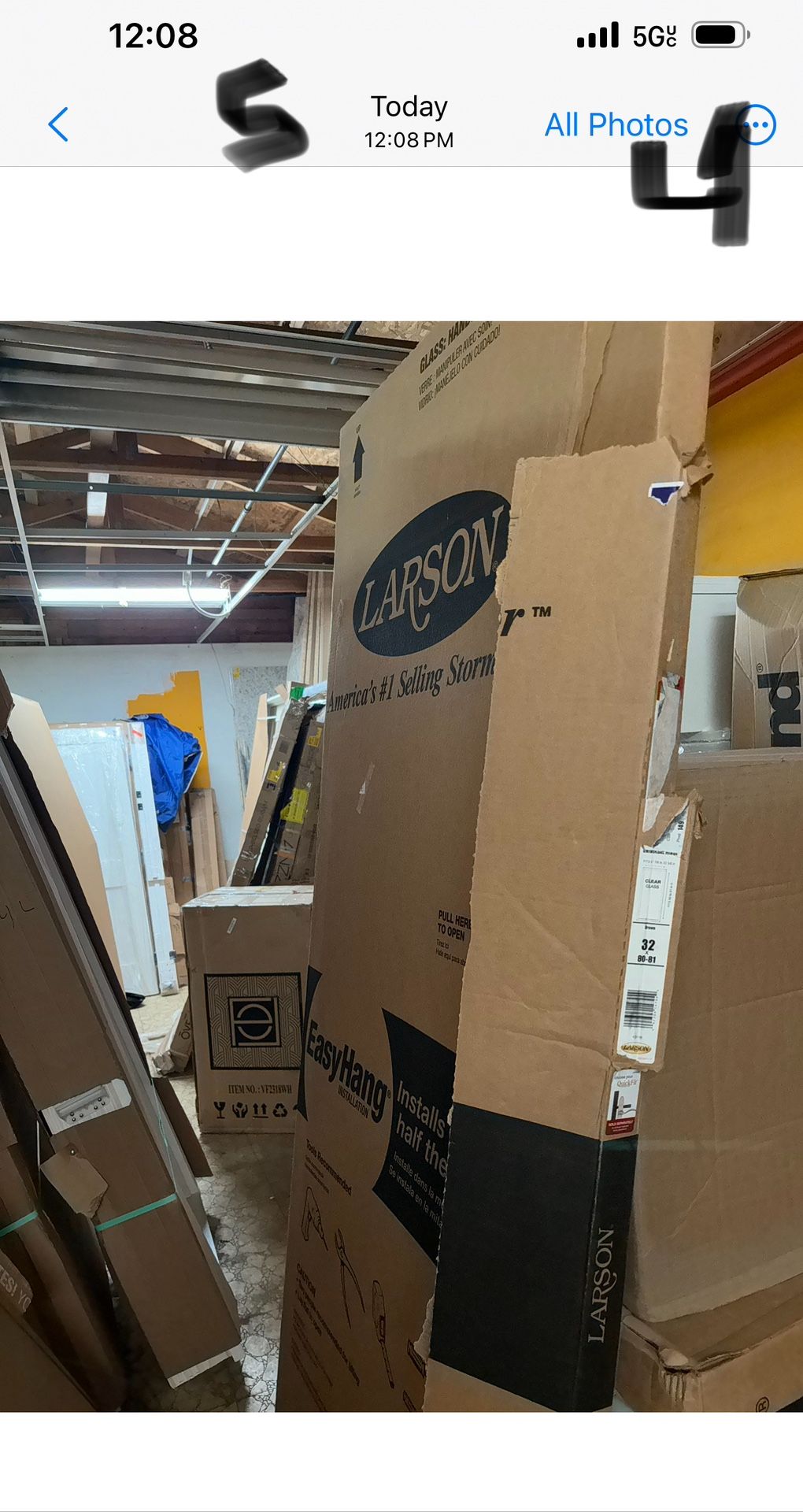 Storm And Screen Door 36”x 80” To 81”