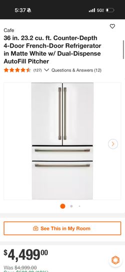 GE CAFE 4 Door Counter Depth 