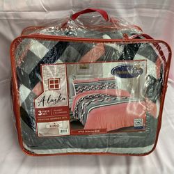 Sherpa Blanket W/ Pillow Shams